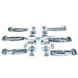 Cab System Parts Zinc Plated Door Latch Hinge Truck Trailer Door Lock Kit