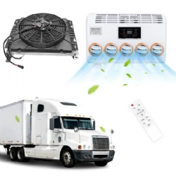 Vertical Air Conditioner 12V 24V Split Air Conditioner for RV Truck Forklift Crane Construction Vehicle