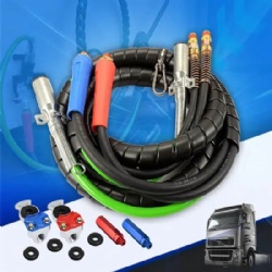 3 in 1 Trailer Cable Spiral Trailer Electrical Cable for Towing