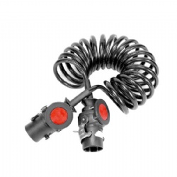 7-core Trailer Cable Spiral Trailer Electrical Cable for Towing