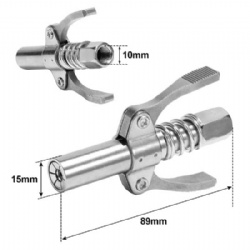 Double Handle Grease Gun Coupler for Lubrication