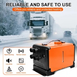 Orange 12V 24V 2KW 5KW 8KW 10KW Parking Diesel Heater for Truck RV Camper Van Caravan Excavating Machinery